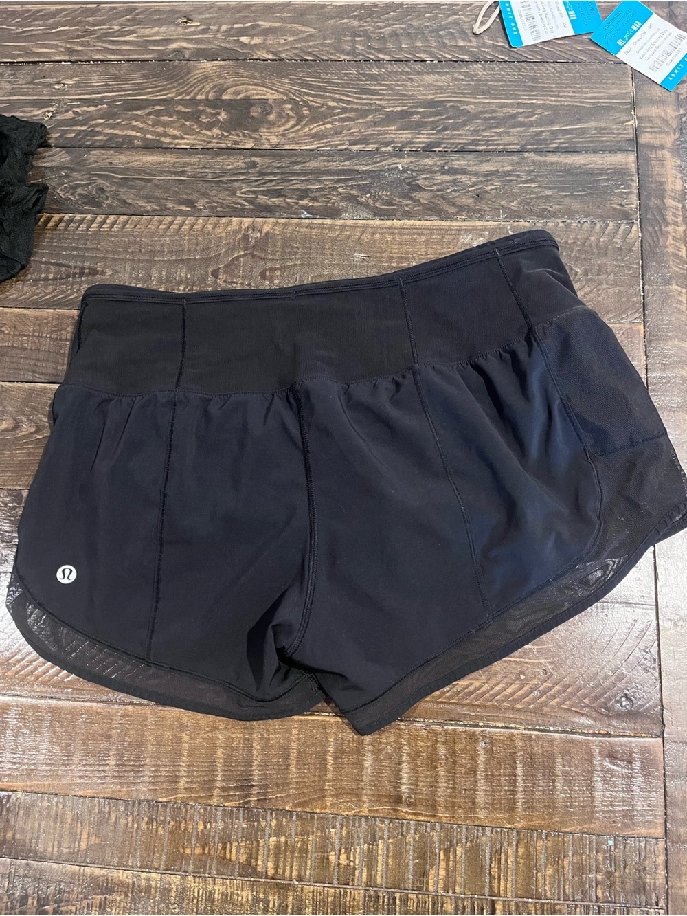 lululemon athletica Black Running Shorts with Wide Waistband